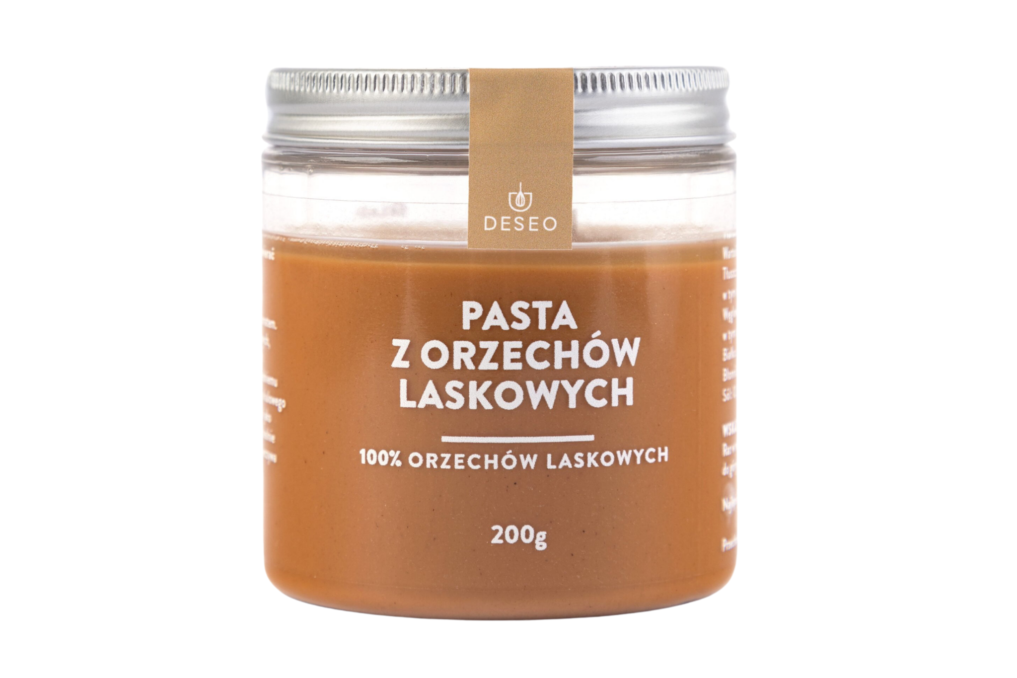 pasta z orzechów laskowych 200g DESEO