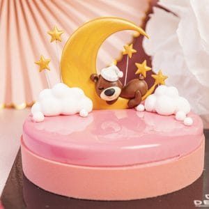 Tort na Baby Shower – Róż