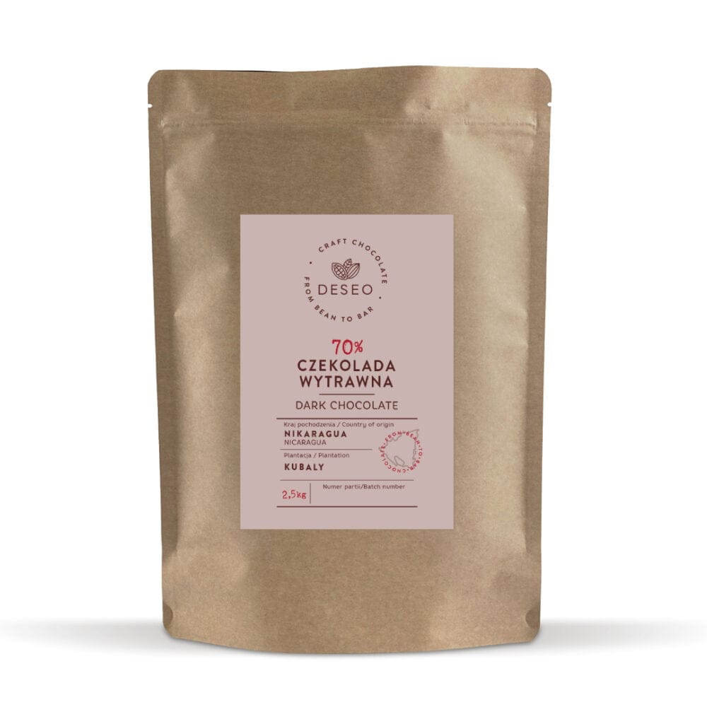 Trockene Schokoladentropfen Nicaragua 70% 2,5kg
