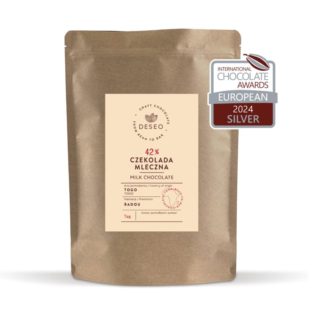 Tropfen Togo Milchschokolade 42% 1kg
